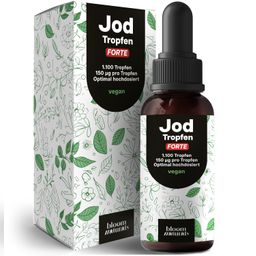 Bloom Naturals Jod Tropfen 150 µg Hochdosiert - 50 ml - 1100 Portionen