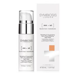 Symbiosis [Glycolic Acid + Isododecane ] Refuelling & Oxygenating Nano-cloud Bubbling Night Mask
