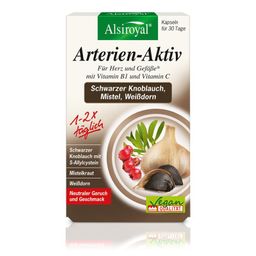 Alsiroyal Arterien Aktiv Schwarzer Knoblauch, Mistel, Weißd. 60er