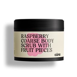 Auna Vegan Himbeer-Körperpeeling mit Himbeerstücken