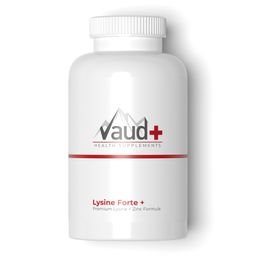 Vaud ® Lysine Forte | L Lysin Tabletten | Lysin hochdosiert 1000 mg mit Zink für Immunsystem, Haut