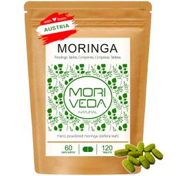 Moriveda Moringa Energy Tabletten – 1900 mg Moringa, Vitamine, Proteine & Aminosäuren