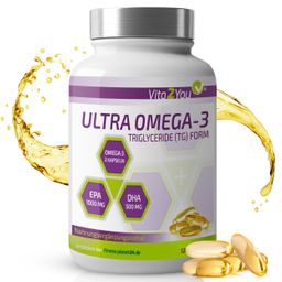 Vita2You Ultra Omega 3 Kapseln - EPA 500mg - DHA 250mg