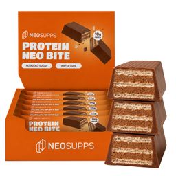 Neosupps NeoBite Proteinriegel Schoko, 12 x 38g, Proteinsnack, Eiweißriegel zum Muskelaufbau