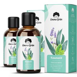 Emma Grün® Bio Saunaöl Frische Brise mit Eukalyptus, Pfefferminz & Lavendel