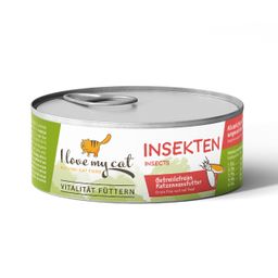 I love my cat Sparset für Katzen mit IBD - Nassfutter mit Insekten + Immun Pulver + Jutebeutel