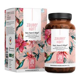 Biotin Silizium Komplex Haar Haut Nägel Vitamin 120 vegane Kapseln Zauberhaft NATURTREU®