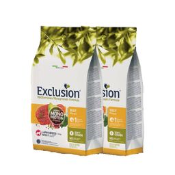 Exclusion Mediterraneo Noble Grain Adult Rind  Doppelpack für Hunde