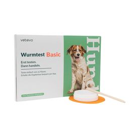 Wurmtest Basic Hund inkl. Spulwürmer, Hakenwürmer & Co.
