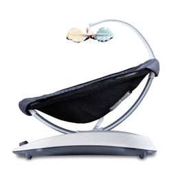 rockaRoo® elektrische Babyschaukel mit Spielbogen, cool mesh