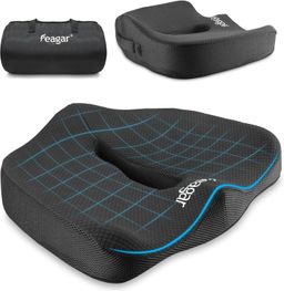 Feagar Sitzkissen Orthopädisches Sitzkissen aus Memory Foam