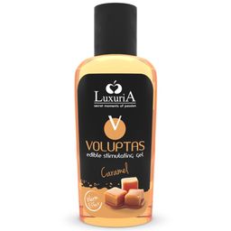 Luxuria voluptas edible stimulating gel warming effect -caramel