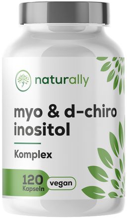 naturally Myo- & D-Chiro Inositol Komplex | Für Frauen mit Folsäure und Vitamin B6, hochdosiert