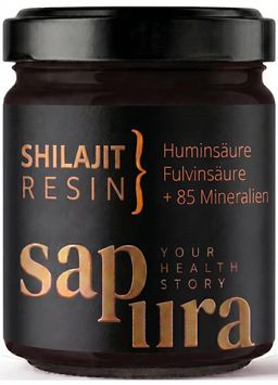 Shilajit 60g Glas + Löffel + Zertifizierte Laboranalyse | 78% FULVIN + 12% HUMINSÄURE
