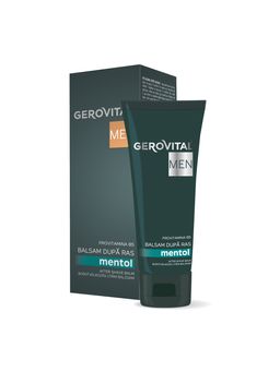 Gerovital Men After Shave Balsam mit Menthol & Panthenol, Rasierbalsam, 100 ml