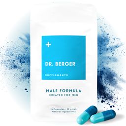 Dr. Berger® Male Formula – Natürliches Potenzmittel für Männer – Alternative zu Viagra und Kamagra
