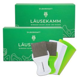 SILBERKRAFT Läusekamm Set