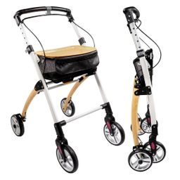 Casa Rollator schmal für Wohnung & Innenbereich Eiche