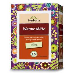 Herbaria Warme Mitte Tee 15 Filterbeutel Bio