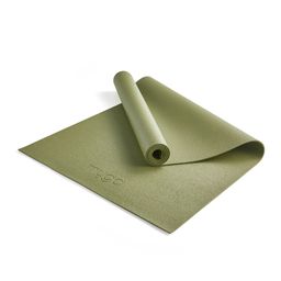 Myga Yogamatte - Moosgrün- Rutschfeste Übungsmatte für Yoga & Fitness
