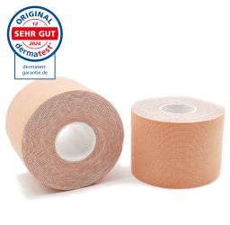 axion® Kinesiologie Tape BEIGE – 500 x 5 cm - Kinesiotape - Medizinprodukt