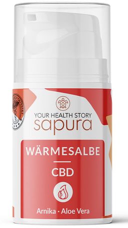 CBD Wärmesalbe 5mg + Arnika  * CBD Salbe extra stark * Dermatologisch geprüft & zertifiziert