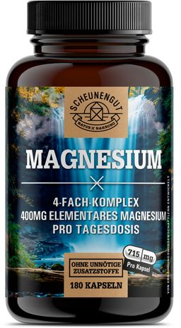 Scheunengut® Magnesium | Magnesium Komplex |  4 bioaktive Magnesium Formen optimal abgestimmt