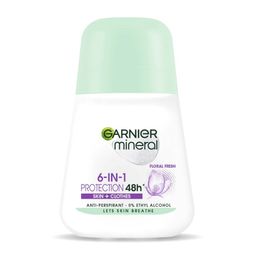Garnier Mineral Roll-on Deodorant 6in1 Schutz 48h Floral Fresh -