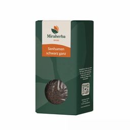 Miraherba - Bio Senfsamen schwarz-braun ganz