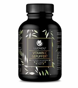 Vitamin C Kapseln hochdosiert 1000mg pro Dosis* Gepuffertes Vitamin C -  Luondu®