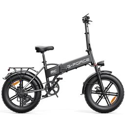 G-FORCE RC Faltbares E-Bike mit 20" x 4,0" Fatbike-Reifen, 48V 20Ah Akku