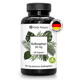 Only Nature® Brokkoli Kapseln - 50mg reines Sulforaphan - ohne Zusätze - in Deutschland produziert