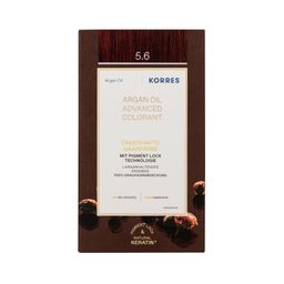 KORRES Arganöl - Hochentwickelte Haarcoloration Hellbraun Rot 5.6