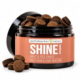 Wolfsbacher Natur SHINE – Haut & Fellsnack für Hunde