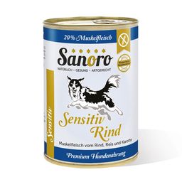 Sanoro - Sensitiv Rind Menü mit Reis* und Karotte*