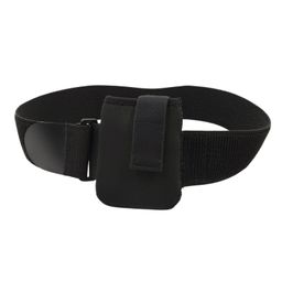 Diasticker® Beingurt für Insulinpumpe "Black"