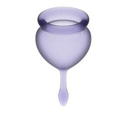 Satisfyer - Feel Good Menstrual Cup Set Lila