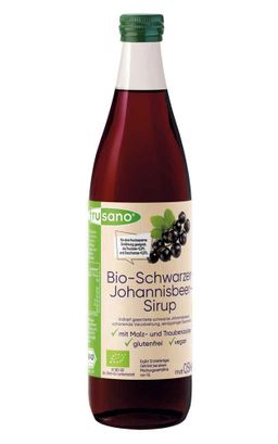 Frusano Schwarzer Johannisbeer Sirup