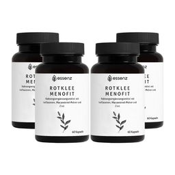 ESSENZ Rotklee MenoFit Kapseln – Mit Rotklee-Extrakt & Maca-Wurzel-Pulver für Frauen