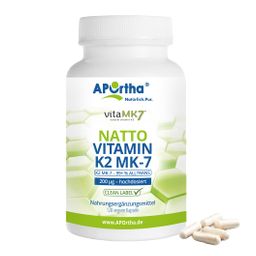 APOrtha® vitaMK7® - Natto Vitamin K2 MK-7 Kapseln  - 200 µg