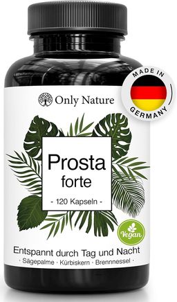 Only Nature® Prosta Kapseln - Einzigartige mit Kürbis, Sägepalm, Brennnesselwurzel und Vitamin E