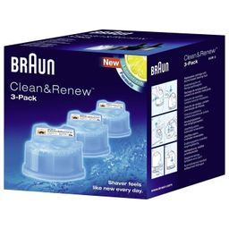 Braun Clean&Renew CCR3, Reinigungskartuschen für Elektrorasierer