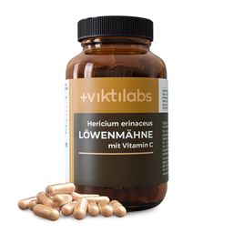 Viktilabs Premium Löwenmähne (Hericium erinaceus): Vitalpilz mit Vitamin C