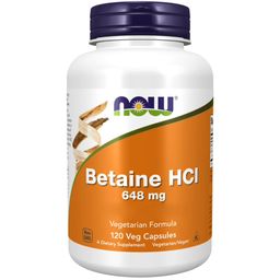 Now Foods, Betaine HCl, 648mg