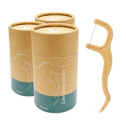 VIGOROUS® 150 stk. Zahnseide Sticks nachhaltig - Alternative zu Zahnseide
