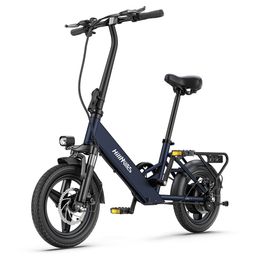 HillMiles Mile 1 Faltbares Elektrofahrrad 250W 36V 10,4Ah Akku, 14 Zoll