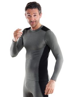 Medima Herrenhemd langarm Sport-AIR schwarz, Gr. XXL