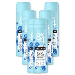 8X4 Body Spray Sugar Sky 6 x 150ml