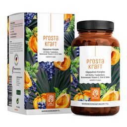 Sägepalmen-Komplex mit Kürbis, Traubenkern, Brennnessel & Vitamin E - PROSTAKRAFT - NATURTREU®