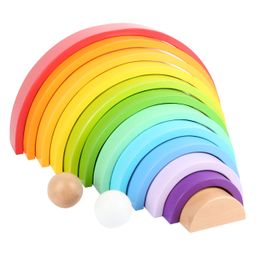 Smallfoot Holzbausteine Regenbogen XL (11412) Puzzle